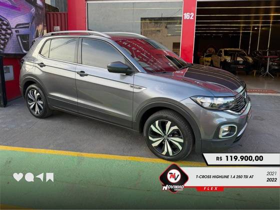 VOLKSWAGEN T-CROSS 1.4 250 TSI TOTAL FLEX HIGHLINE AUTOMÁTICO